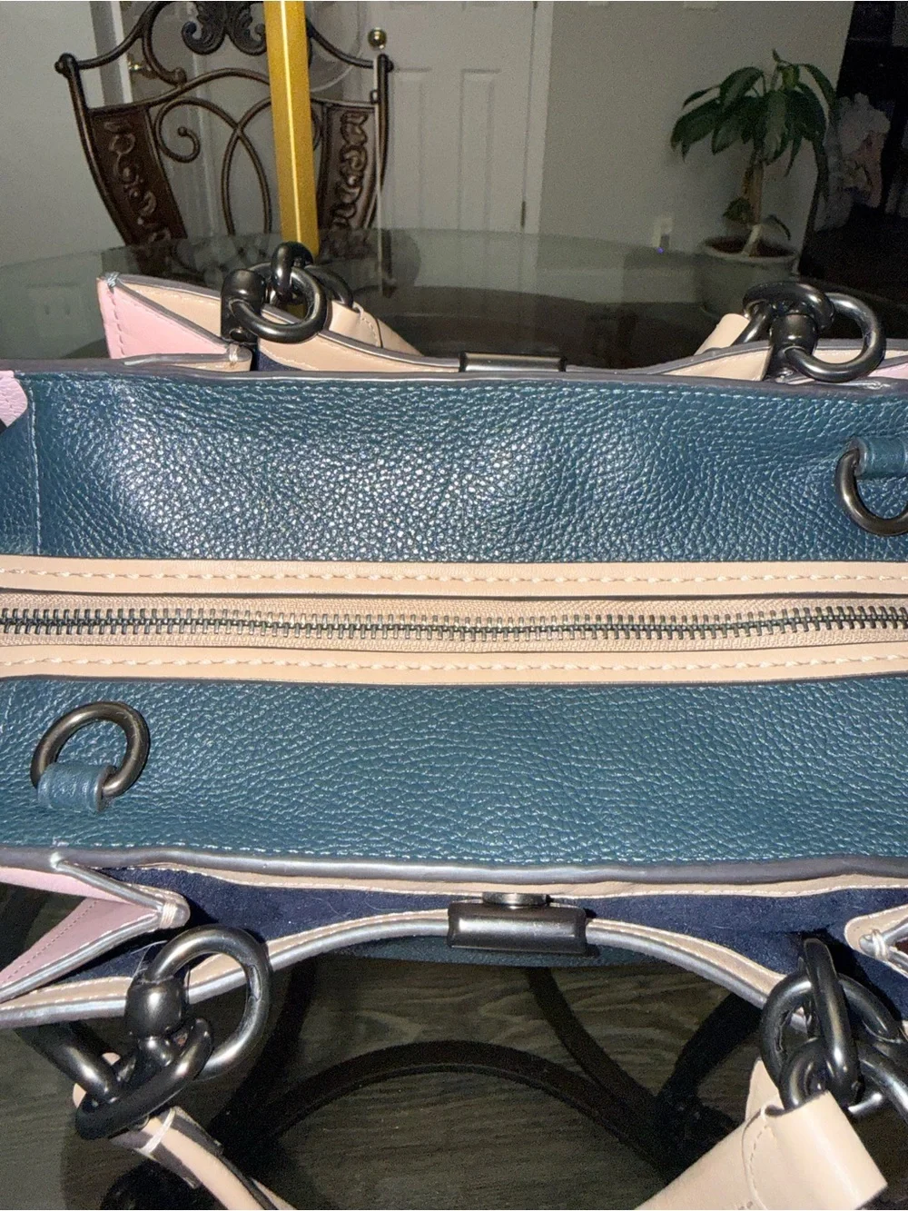 Coach pebbled leather